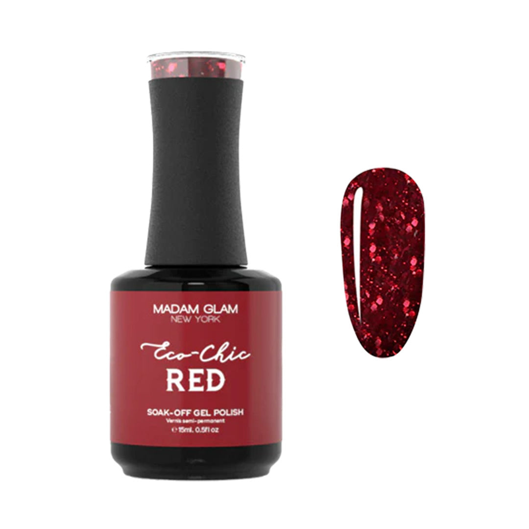 Madam Glam Glitter Eco-Chic Red