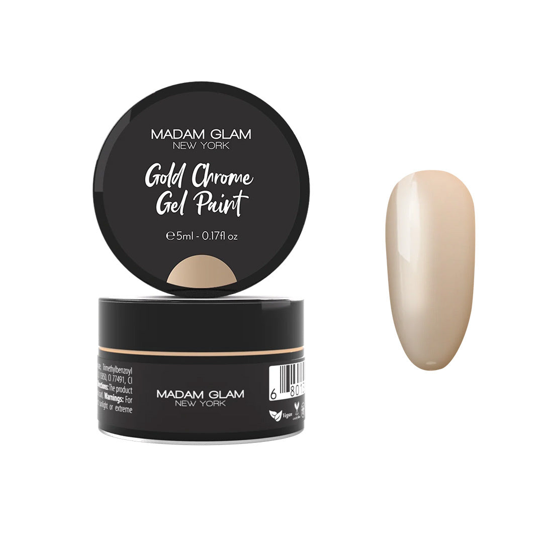 Madam Glam Gold Chrome Gel Paint