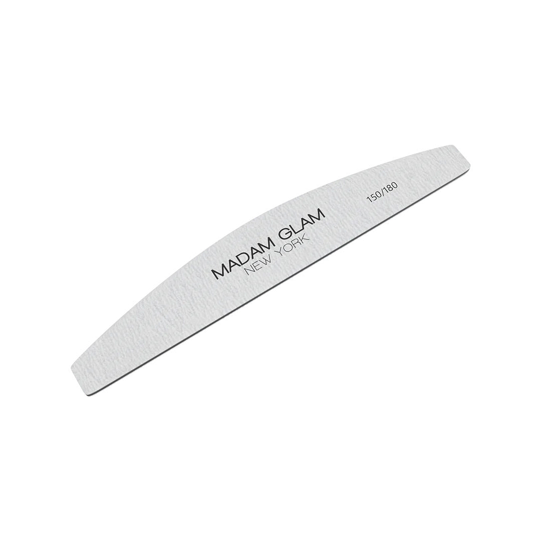 Madam Glam Half Moon Shape 150/180 Grit Nail Vijl