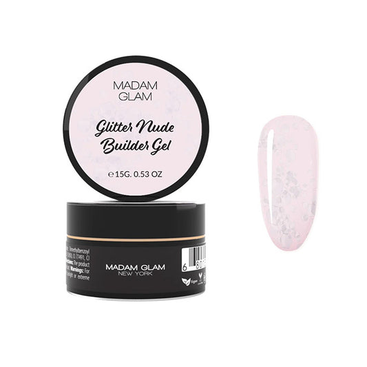 Madam Glam Glitter Nude Pink Builder