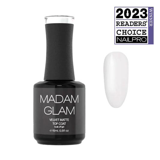 Madam Glam Velvet Matte Top Coat Gel